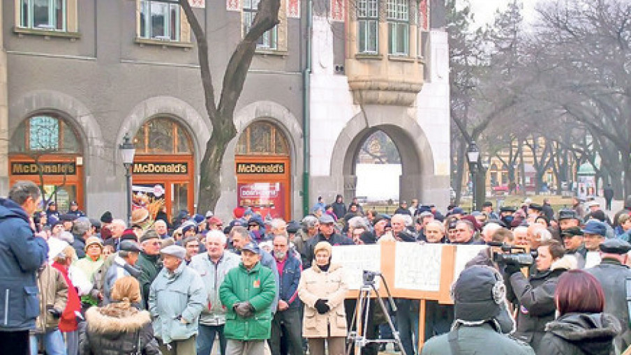 Protest bivših radnika „Severa”
