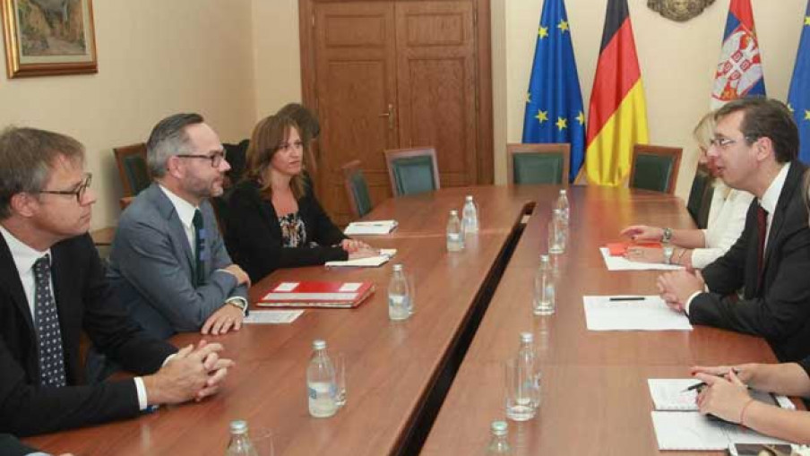 Vučić i Rot o saradnji i podršci Nemačke 