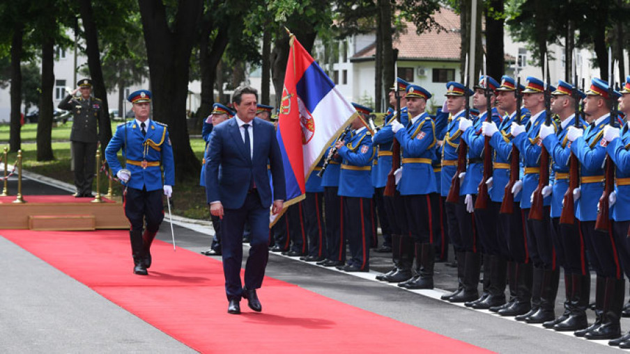 Ministar Gašić obišao Generalštab Vojske Srbije