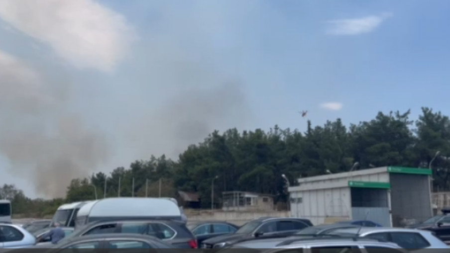 Evzoni zatvoren zbog požara (video)