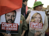 Митинг, контрамитинг и студентска блокада у Риму