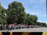 Реке поклоника пред Храмом Светог Саве и дан пред одлазак светиње