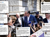 Aplauz Vučiću pred kamerama N1 postao glavna tema na društvenim mrežama