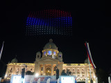 Dron spektaklom iznad Skupštine najavljen skup „Srbija – jedna porodica”