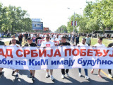 Više od 5.000 Srba iz svih krajeva KiM došlo u Beograd da podrži predsednika Srbije
