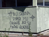 У Славонском Броду нови графит мржње према Србима