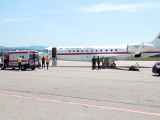 Авион са троје повређених у несрећи у Црној Гори слетео на аеродром у Нишу