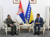 Генерал Мојсиловић и заменик министра одбране БиХ о безбедности у региону