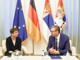 Вучић са Анке Конрад на крају њеног мандата